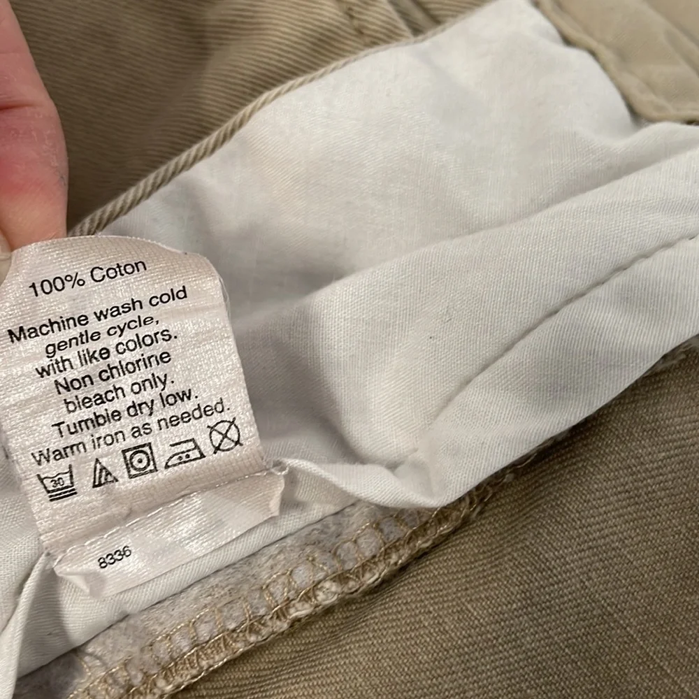 JCrew Rivington khaki shorts men’s size 35W